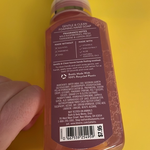 Raspberry Tangerine Foaming Hand Soap - Picture 5 of 5